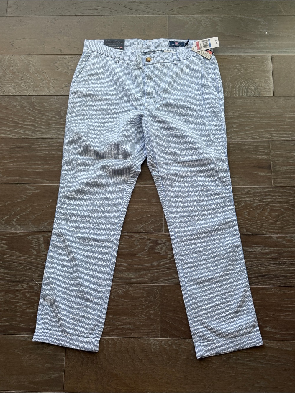 Vineyard Vines Light Blue Seersucker Chinos